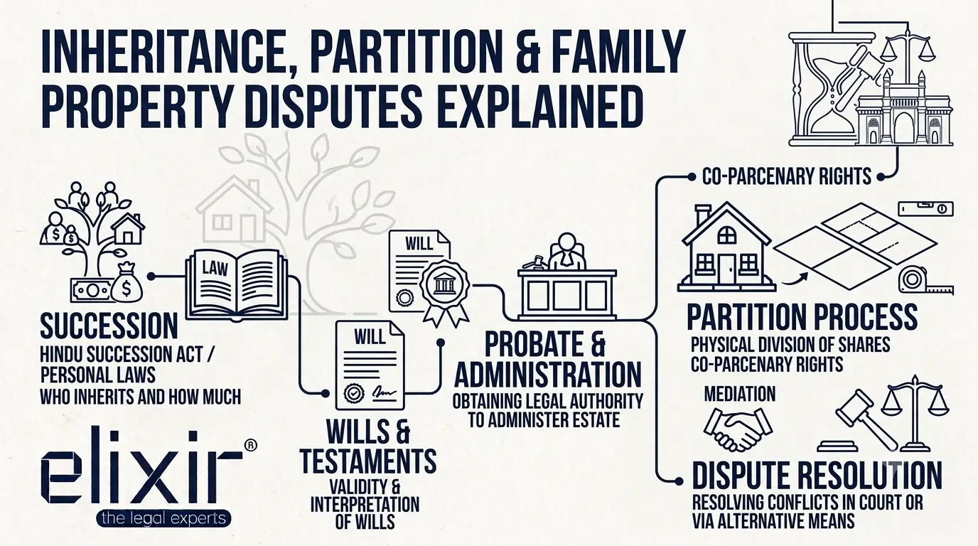 Inheritance, Partition & Family Property Disputes Explained